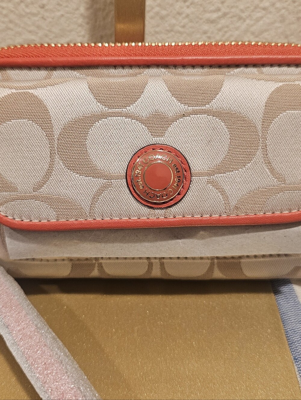 Coach Ash Signature Mini Wallet - Picture 2 of 7